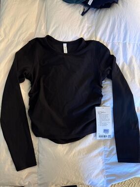 BNWT! Lululemon All It Takes L/S Nulu - black